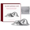 Silver Nursing Cups,Original Perforated Breathable Design,Silver Nursing Cups,Silver Nipple Covers