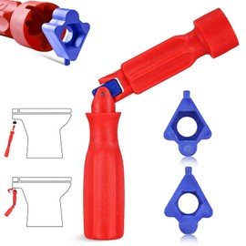 UOSIWYA Toilet Seat Spanner, Toilet Seat Tightening Tool Plumbing Fitting Tools Professional Plumbers Installation Kit Removal Installation Wrench