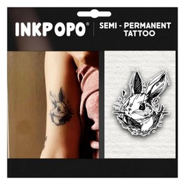 INKPOPO 3 Sheets Semi-Permanent Tattoos for Adults | 7-15 Days Longwear | Waterproof & Realistic Finish | Adult Art Temporary Tattoos |Snake Series 113