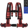 Bandana Red 4 Point Harness for Bucket Seat, Push Button