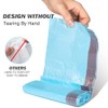JOYEUX 4 Gallon Small Trash Bags, No-Tearing Drawstring Garbage Bags