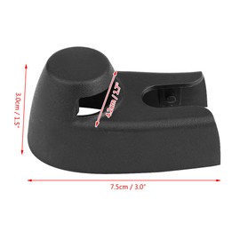 Rear Windscreen Wiper Cover 5P0955435B, Plastic Car Rear Window Cover Cap Wiper Arm Motor Cover Cap Rear Window Wiper Arm Cover for a 5P 6L 6J Leon 1P Toledo