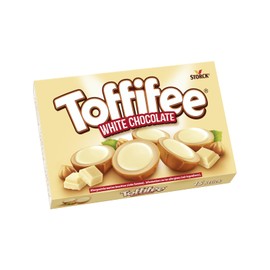 Toffifee White Chocolate – 1 x 125g – Haselnuss in Caramel mit heller Creme und weißer Schokolade