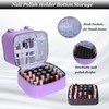 FCQQYWZ Nail polish Case, Nail Polish Organizer Bag and Nail
