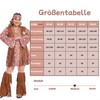 cuteDIY cuteDIY 70er Jahre Outfit Damen Hippie Kleid Damen Hippy