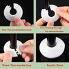 Babbblisio12 Pcs Radiator Pipe Covers Pipe Decoration Cover White Radiator
