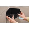 tesa Lavaa Corner Shower Basket M, Matt Black - Shower