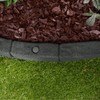 Rubberific 4' Rubber Cobblestone Flexible No Dig Landscape Mulch Border