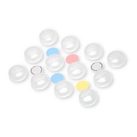 Guitar Effect Pedal Footswitch Toppers, Plastic Guitar Pedal Footswitch Protection Caps, One-Step Installation, 12PCS/Set