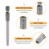 sourcing map 3pcs TT25 Security Torx Head Screwdriver Bit 3"