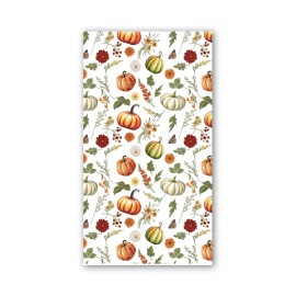 Michel Design Works Pumpkin Delight Paper Napkins ~~ Hostess Size ~~
