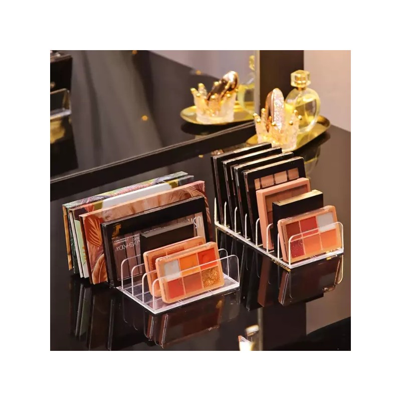 ProductDetailedDescriptionReference 보브캐롤 섀도 팔레트 정리함 아크릴 7섹션 분할 메이크업 클리어