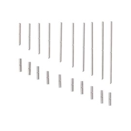 Cunyuer 10 Types Watch Band Pins Replacement Kit, Watch Strap Link Tubes Pins for Watchband Repairing