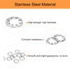 QUARKZMAN Pack of 40 Inner Tooth Star Discs, 1/4 Inch