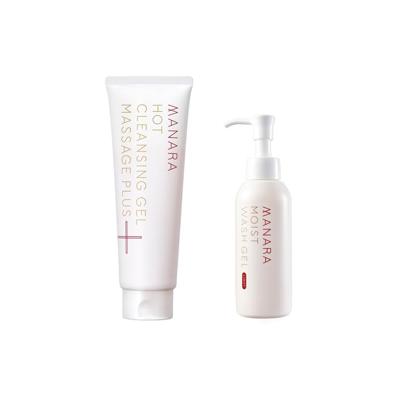 マナラ ホットクレンジングゲル 200g ＆ モイストウォッシュゲル さっぱり 120ml セット
