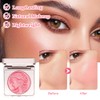 Fengyang Smooth Powder Blush Palette for Cheeks, Matte Face Powder