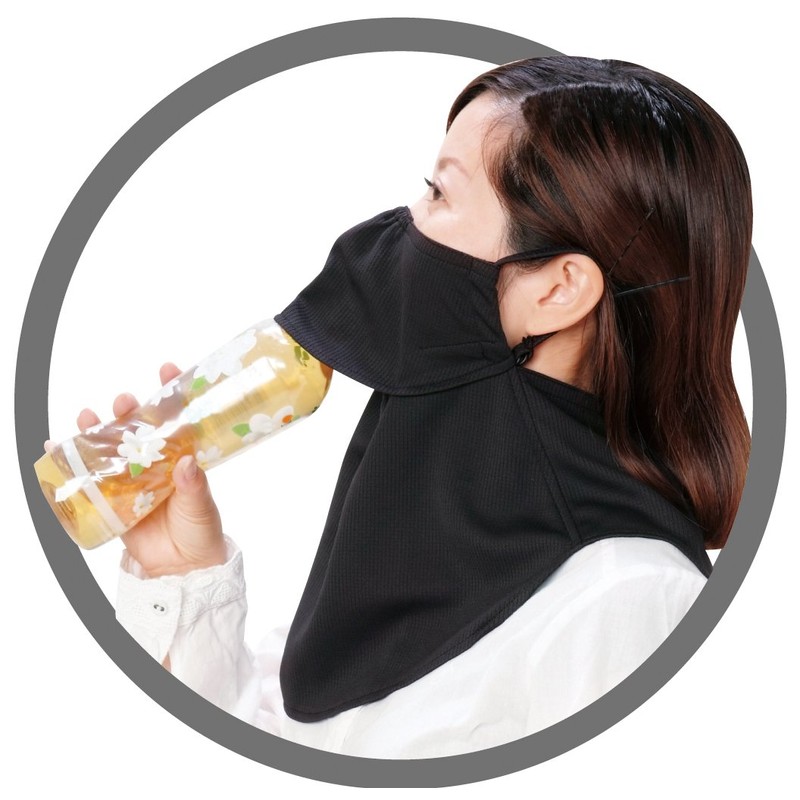 YAKeNU UV CUT MASK UV Protection Face Cover, Dot Yakenu,