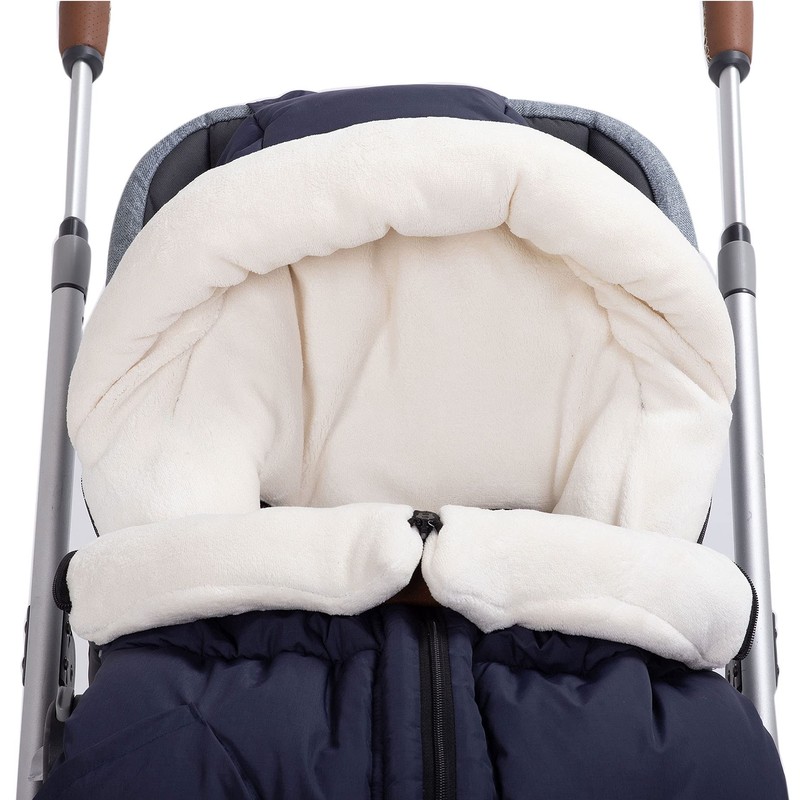 KZ Dotnz Universal Stroller Footmuff with Adjustable Zips, Soft Hood,