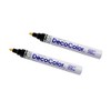 JAM PAPER Broad Line Opaque Paint Markers - Black -