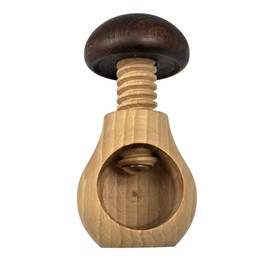 EFO Wooden Nutcracker Mushroom - Nut Cracker Tool for Easily Opening Walnuts, Hazelnuts, Almonds, Pecan Nuts, Pistachio Nuts - Nut Cracker Made of Natural Solid Beech Wood - Great Gift Idea