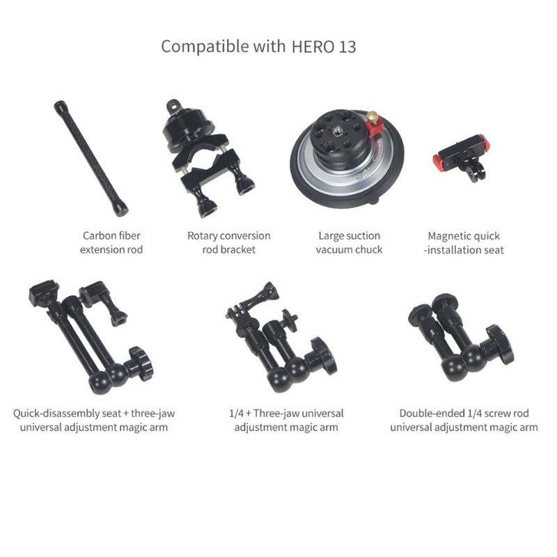CS PRIORITY Aluminum Alloy 7" 11" Adjustable Magic Arm Bracket