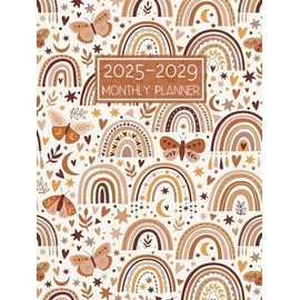 2025-2029 Monthly Planner: 5 Year Agenda Calendar from January 2025 to December 2029 || 60 Months Appointment Book with Holidays and Inspirational Quotes || Large Size Schedule Organizer