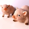 jojofuny Animal Garden Farm Statue Cute Pig Figurines Piggy Sculpture