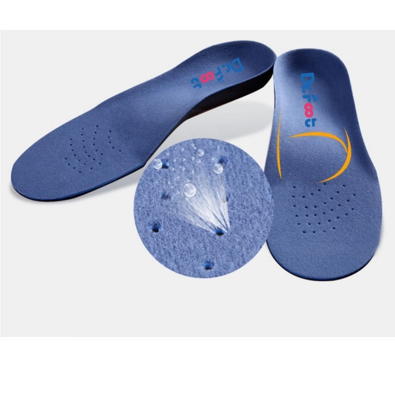 Dr. Foot's Full Orthotics Insoles - Built-in Metatarsal Raise Corrects