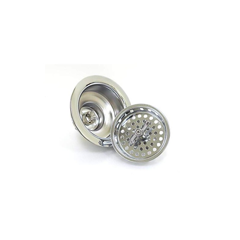 Twist Lock Basket Strainer Replacement (Premium 304 Stainless Steel Construction)
