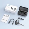 New bee Bluetooth Headset Wireless Earpiece for 1 PACK Black