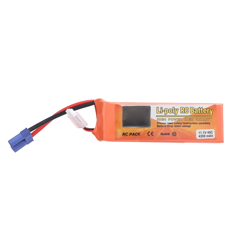 11.1v 4200mah 45C Rechargeable Toy Lithium Battery with EC5 Plug