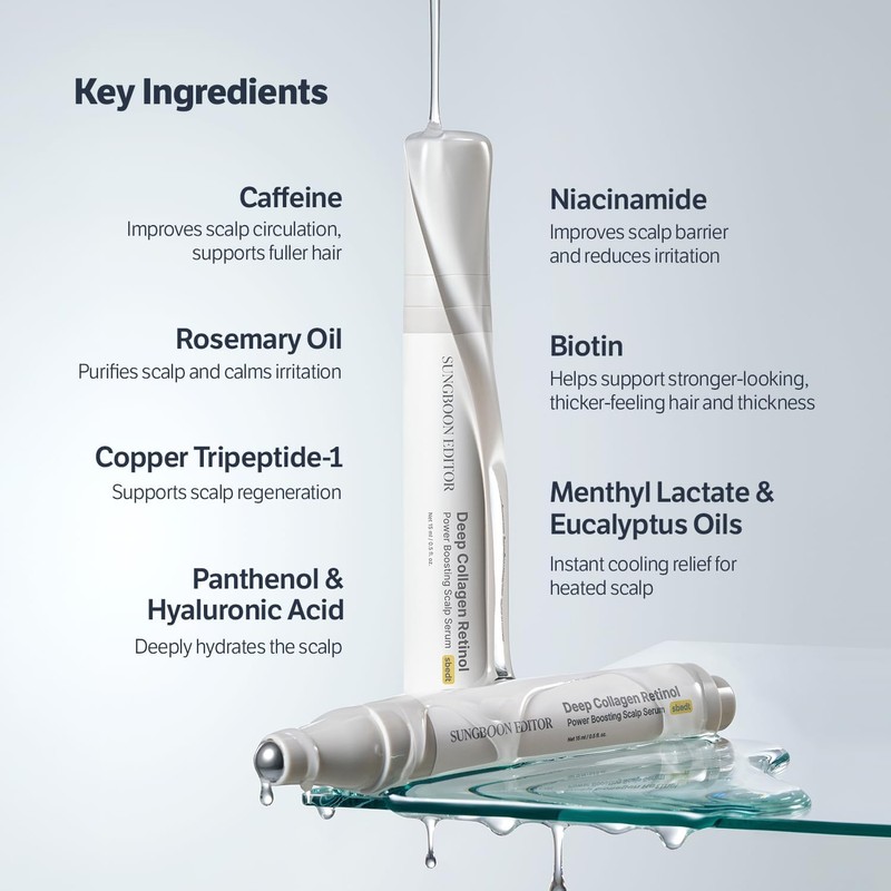 SUNGBOON EDITOR - Serum Capilar Deep Collagen Retinol Power Boosting