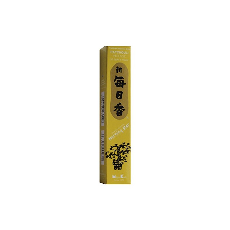 Patchouli Morning Star Quality Japanese incense, Nippon Kodo - 50