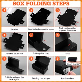 Fullhawl 12 Sets Mini Sneaker Boxes for Party Favors Small Gift Case Mini Shoe Gifts Boxes with Editable Label Keychains Small Ball Bracelets Stickers for Sport Basketball Party Supplies(Black)