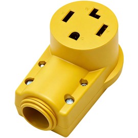 NEMA 14-30R Receptacle,30AMP 125/250VOLT,3-Pole 4-Wire Connector,30A AC Industrial Grade Cord End Female Socket DIY Heavy Duty Industrial Grade Outlet for Dryer,Stove,RV EV & Generator,ETL Listed