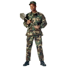 Rothco BDU Pant Woodland P/C, L-S Size