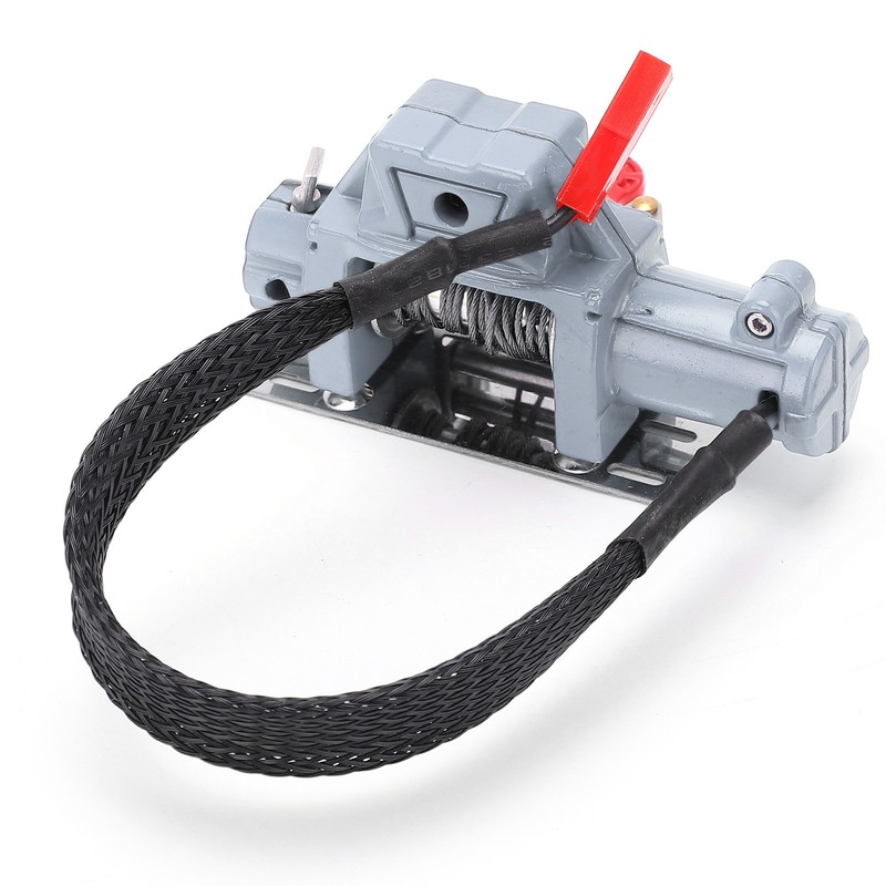 RC Automatic Winch and Wireless Remote Controller Receiver Simulation for