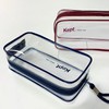 Kept Raymay KPF902V Fujii Pencil Case, Clear Pen Pouch, Violet