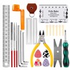 Guitar Repair Tool Kit for String Instrument Maintenance – 26-Piece