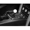 Modern Billet Retro Style 5-Speed Shift Knob; White Compatible with