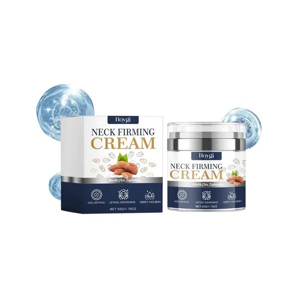 Crema Hidratante Facial Para El Cuello Con Colágeno Y Ácido.