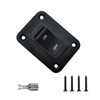 JT-HLM On-Off Switch 12V 20A, Panel 4Pin Rocker Switch DPST,