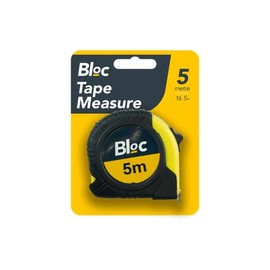Yellow Plastic Tape Measure, 5m - Durable, Handy Tool for DIY Home Projects, 1 Piece