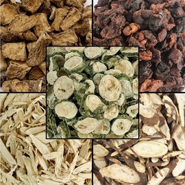 Oherb 쏙당차 재료 세트 (치커리 여주 황기 감초 용안육) Sokdangcha Ingredient Set (Chicory, Bitter Melon, Astragalus, Licorice, Longan Fruit)
