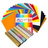 VEGIXO Heat Transfer Vinyl Sheets - Pack of 32 Pcs,