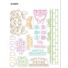 Diamond Press Easter Basket Pop-Up Card 15pc Stamp and 5pc