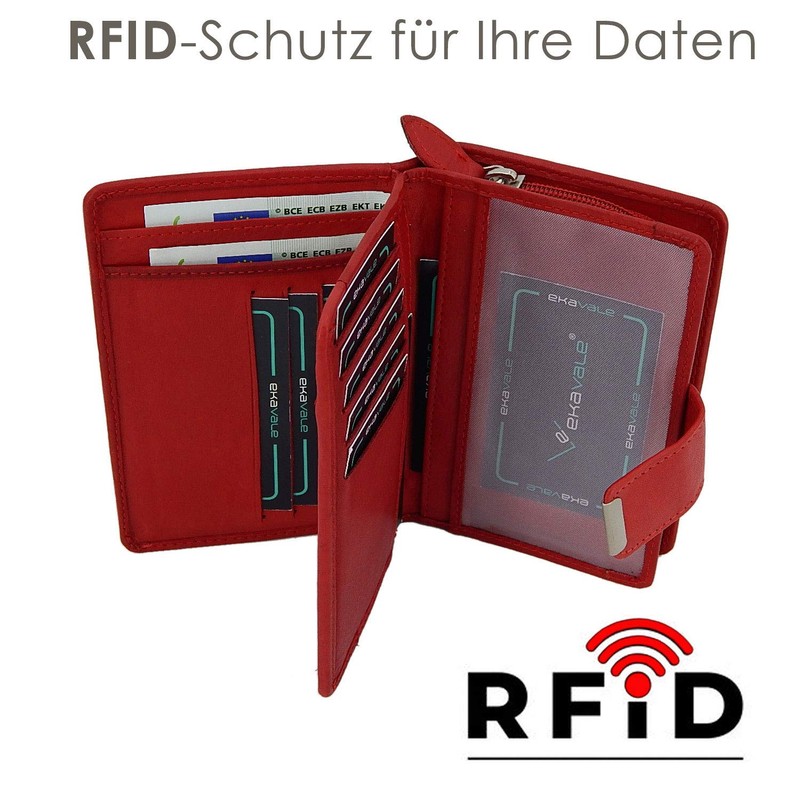 Women's Soft Leather Wallet with RFID Protection - Women's Wallet,