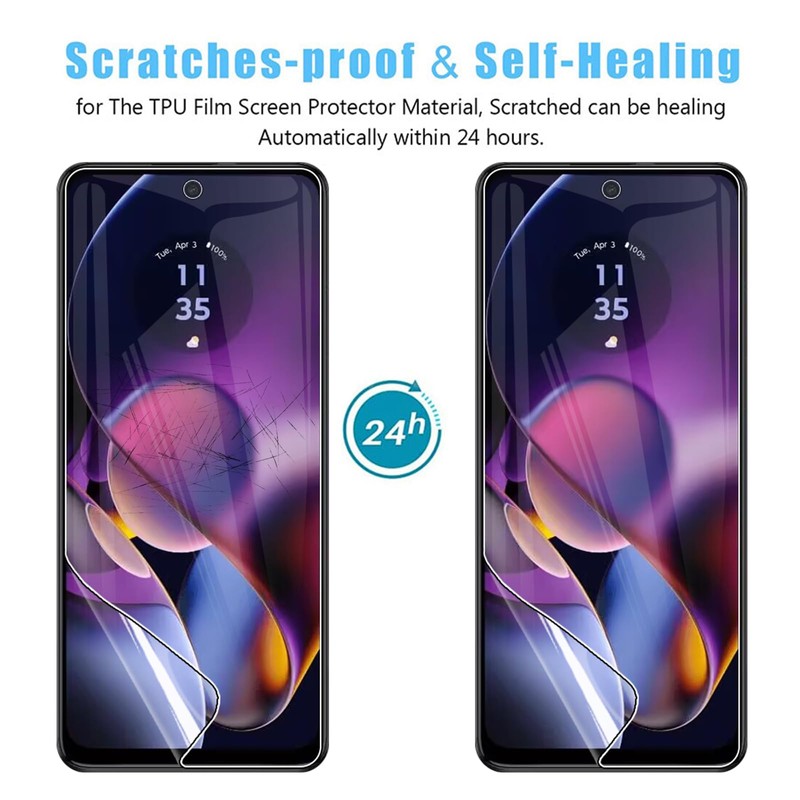 [3 Pack] Hydrogel Screen Protector for Motorola Moto G54 5G/G54