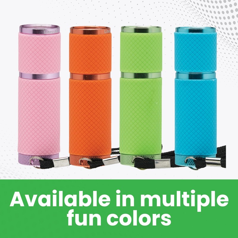 LitezAll Glow in The Dark Flashlight - Cute, Fun, Mini