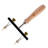 Adjustable pasta cutter, 2 flute-edged brass blades, Cod. 20OT